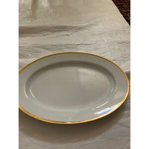 The Cellar Oval Platter Gold Rimmed Serving Dish 1995 Bangladesh